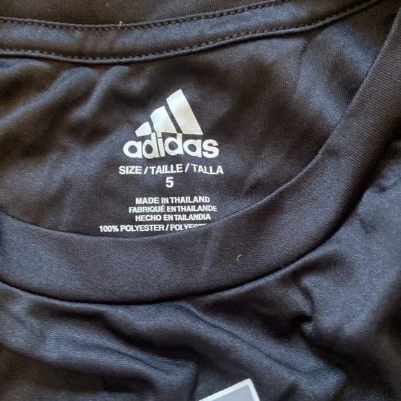 Adidas Black T-Shirt and Camo Shorts Set - Size 5 - Picture 3 of 5